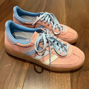 Adidas Handball Spezial sneakesr - pink and bably blue - size 6